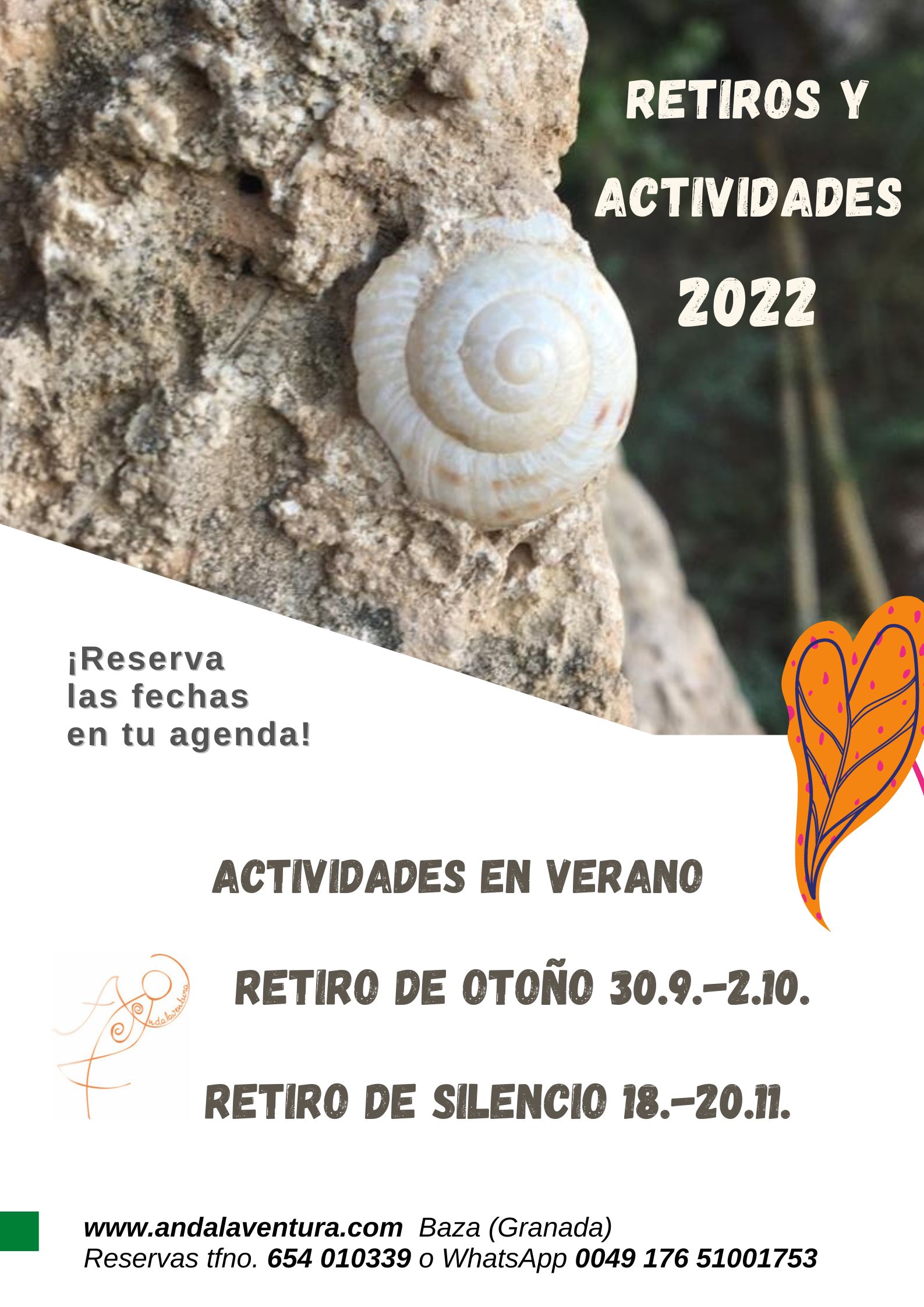 programa web andalaventura verano otoño 2022
